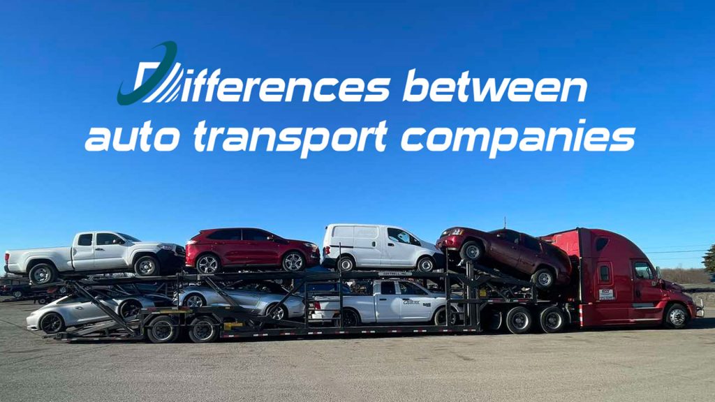 Differences between auto transport companies